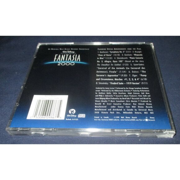 Fantasia 2000: An Original Walt Disney Soundtrack (CD, 1999, Chicago Symphony) - Picture 3 of 3